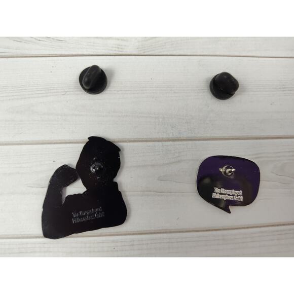 Rosie the Riveter & We Can Do It! Enameled 2 Pin Set - Picture 4 of 5